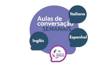 Cursos de Conversação em Espanhol, Inglês e Italiano - Período 2023/2